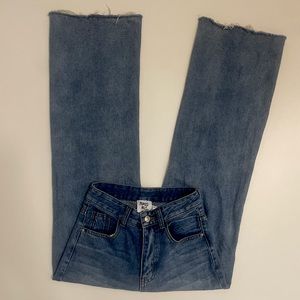 Princess Polly relaxed fit wide leg jeans